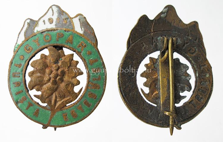 Gyop�r Turista Egyes�let 1912 jelv�ny